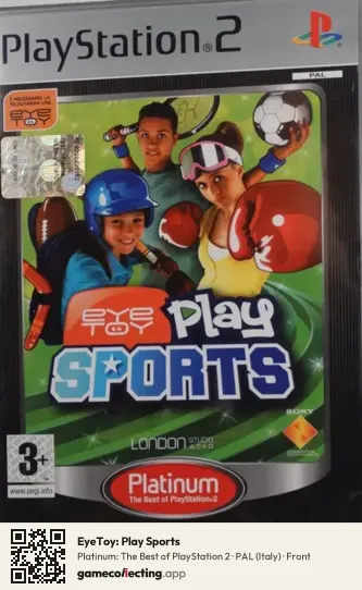 EyeToy: Play Sports PlayStation 2, Italy box front
