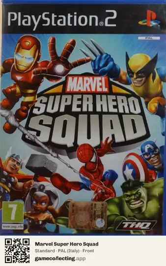 Marvel Super Hero Squad PlayStation 2, Italy box front