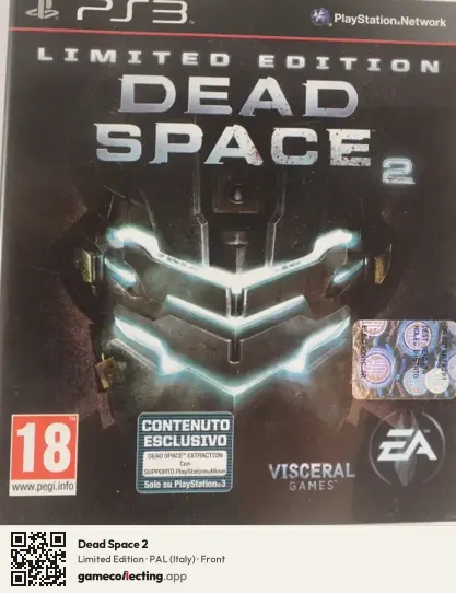 Dead Space 2 PlayStation 3, Italy box front