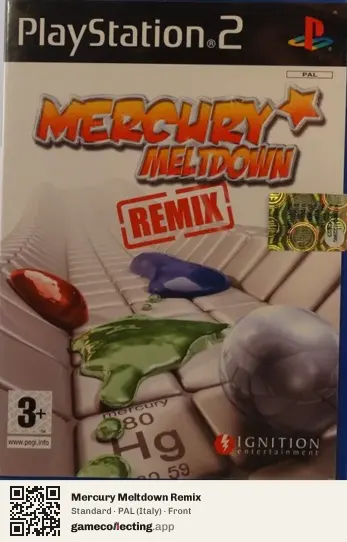 Mercury Meltdown Remix PlayStation 2, Italy box front