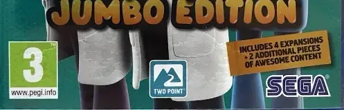 Two Point Hospital, the PEGI square on its front