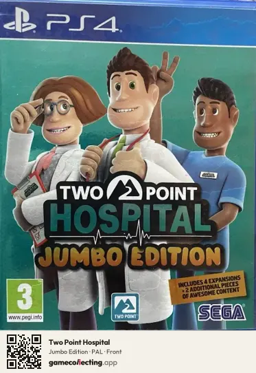 Two Point Hospital PlayStation 4, PAL box front