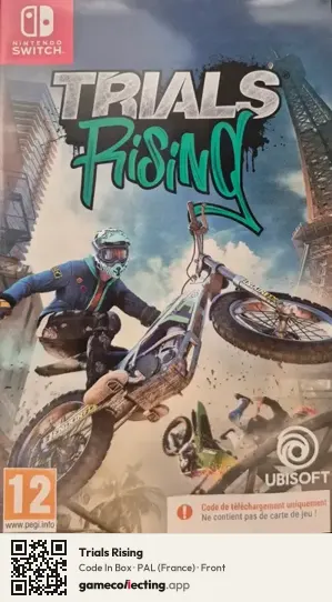 Trials Rising Nintendo Switch, France box front
