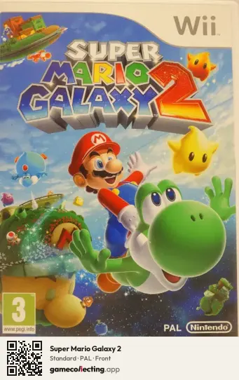 Super Mario Galaxy 2 Nintendo Wii, PAL box front