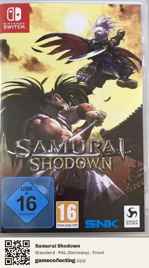 Samurai Shodown Nintendo Switch, Germany box front