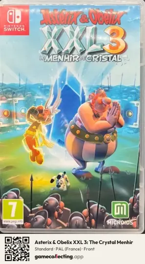 Asterix & Obelix XXL 3: The Crystal Menhir Nintendo Switch, France box front