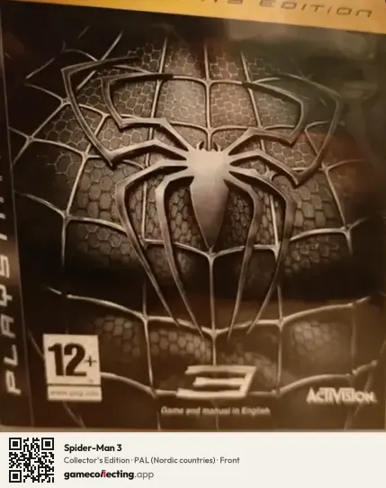Spider-Man 3 PlayStation 3, Nordic countries box front
