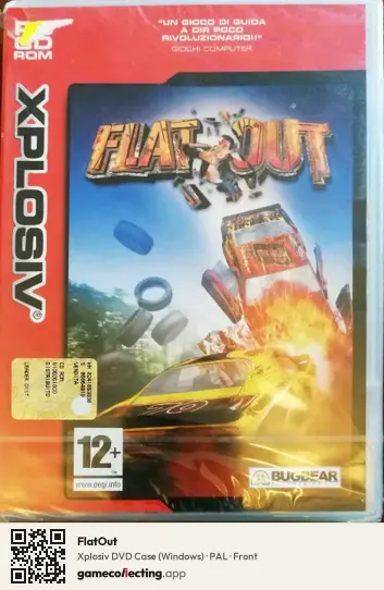 FlatOut Computer, PAL box front