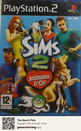 The Sims 2: Pets PlayStation 2, France box front