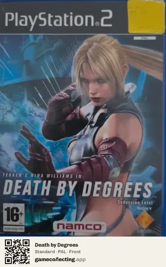 Death by Degrees PlayStation 2, PAL box front