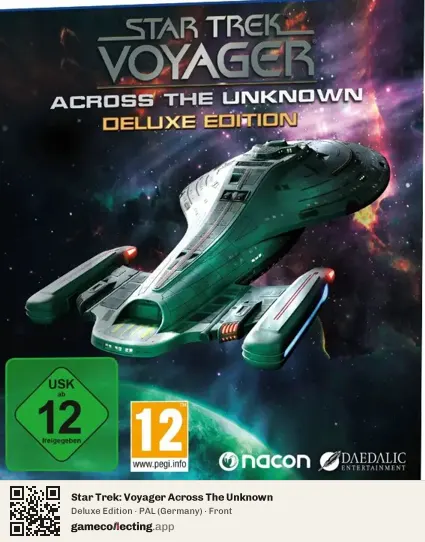 Star Trek: Voyager Across The Unknown PlayStation 5, Germany box front