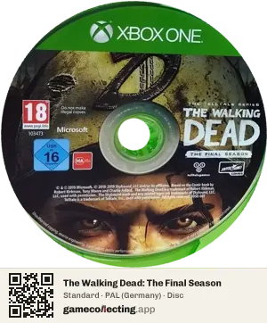 The Walking Dead: The Final Season Xbox One, PAL disc