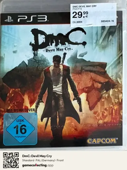 DmC: Devil May Cry PlayStation 3, Germany box front
