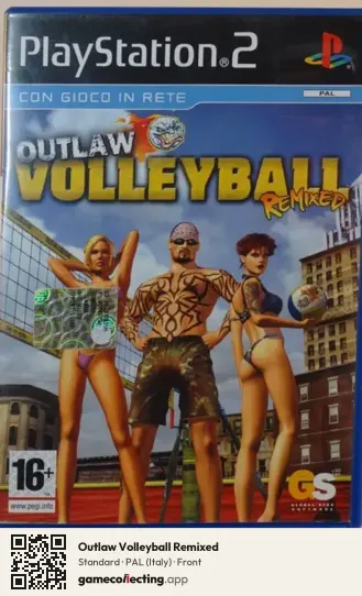 Outlaw Volleyball Remixed PlayStation 2, Italy box front