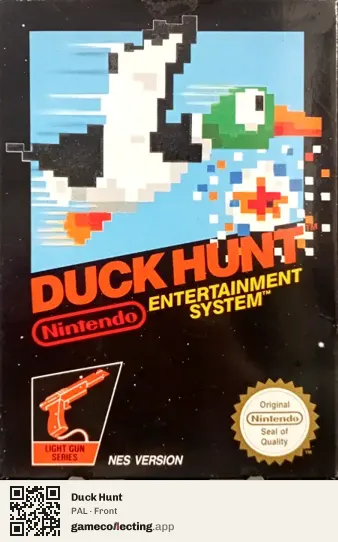 Duck Hunt Nintendo Entertainment System, PAL box front