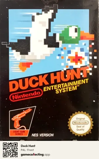 Duck Hunt Nintendo Entertainment System, PAL box front