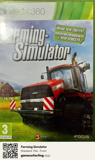 Farming Simulator Xbox 360, PAL box front