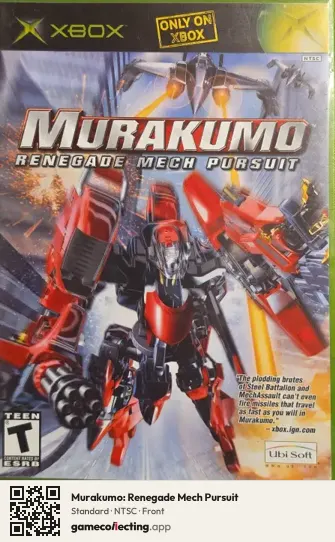 Murakumo: Renegade Mech Pursuit Xbox, NTSC box front