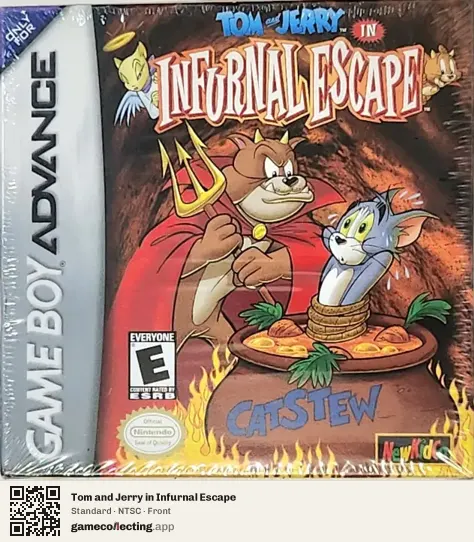 Tom and Jerry in Infurnal Escape Game Boy Advance, NTSC box front