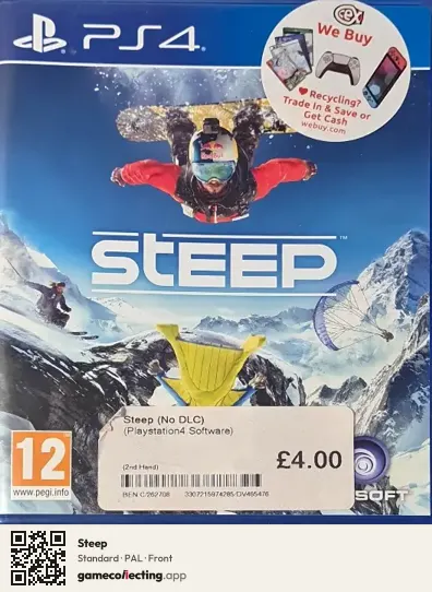 Steep PlayStation 4, PAL box front