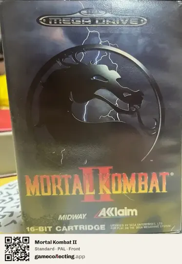 Mortal Kombat II Sega Mega Drive / Genesis, PAL box front