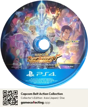 Capcom Belt Action Collection PlayStation 4, Asia disc