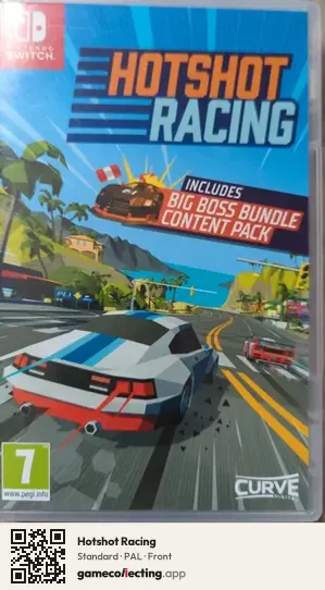 Hotshot Racing Nintendo Switch, PAL box front