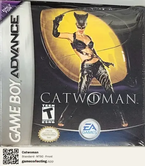 Catwoman Game Boy Advance, NTSC box front