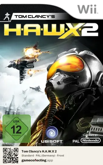 Tom Clancy's H.A.W.X 2 Nintendo Wii, Germany box front