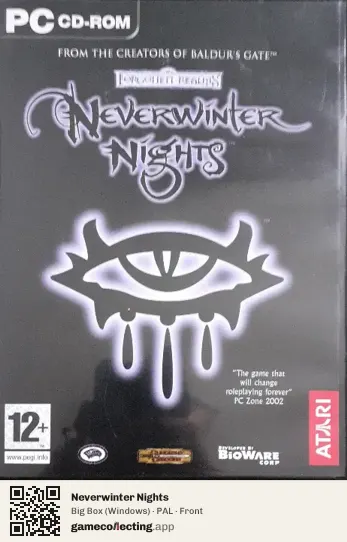 Neverwinter Nights Computer, PAL box front