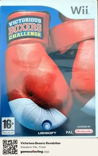 Victorious Boxers: Revolution Nintendo Wii, PAL box front