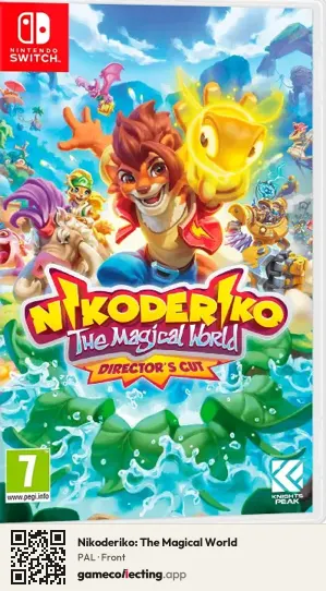 Nikoderiko: The Magical World Nintendo Switch, PAL box front