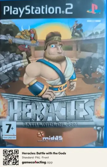 Heracles: Battle with the Gods PlayStation 2, PAL box front