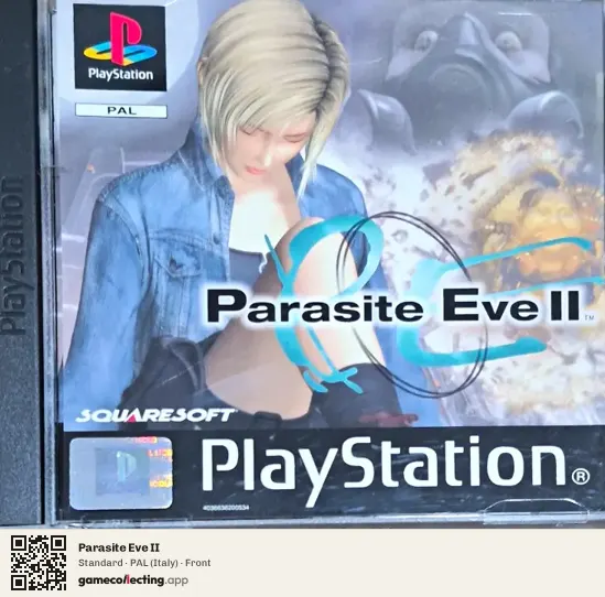 Parasite Eve II PlayStation, Italy box front