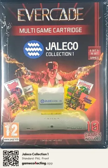 Jaleco Collection 1 Evercade, PAL box front