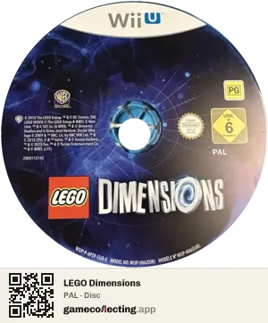 LEGO Dimensions Nintendo Wii U, PAL disc