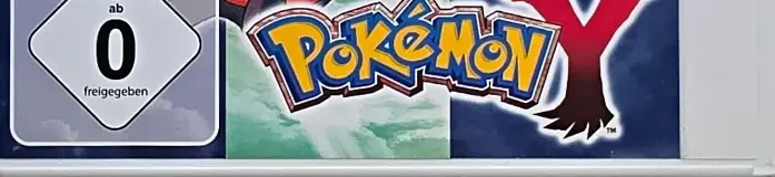 Pokémon Y, the USK square on its front