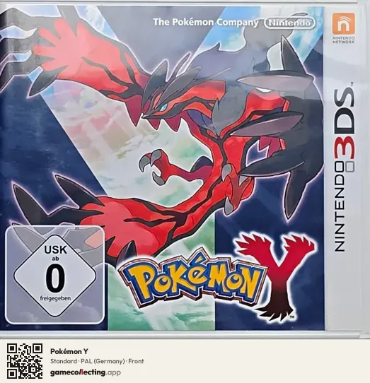Pokémon Y Nintendo 3DS, Germany box front