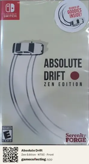 Absolute Drift Nintendo Switch, NTSC box front