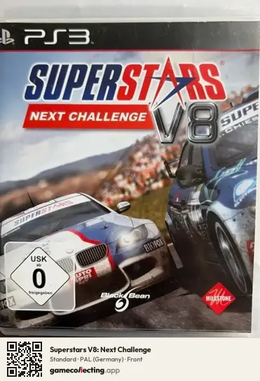 Superstars V8: Next Challenge PlayStation 3, Germany box front