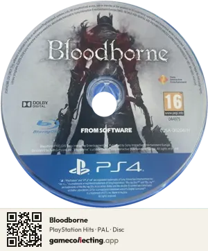 Bloodborne PlayStation 4, PAL disc