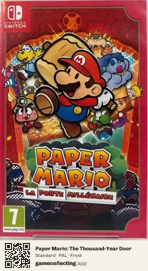 Paper Mario: The Thousand-Year Door Nintendo Switch, PAL box front