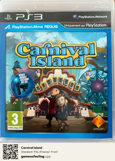 Carnival Island PlayStation 3, France box front