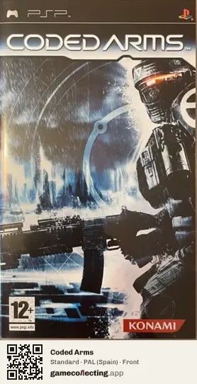 Coded Arms PlayStation Portable, Spain box front