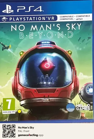 No Man's Sky PlayStation 4, PAL box front