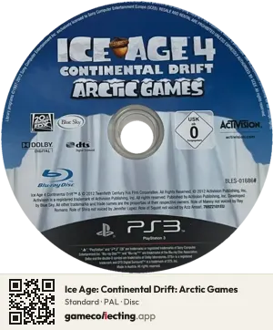 Ice Age: Continental Drift: Arctic Games PlayStation 3, PAL disc