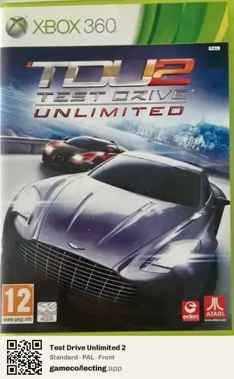Test Drive Unlimited 2 Xbox 360, PAL box front