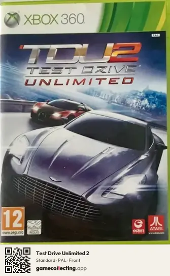 Test Drive Unlimited 2 Xbox 360, PAL box front