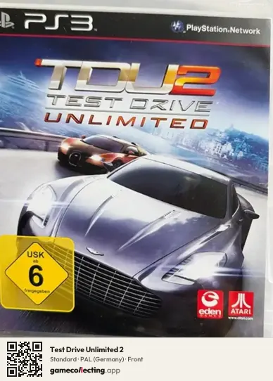 Test Drive Unlimited 2 PlayStation 3, Germany box front
