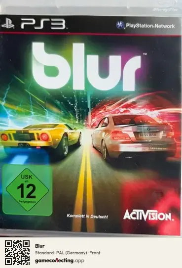 Blur PlayStation 3, Germany box front